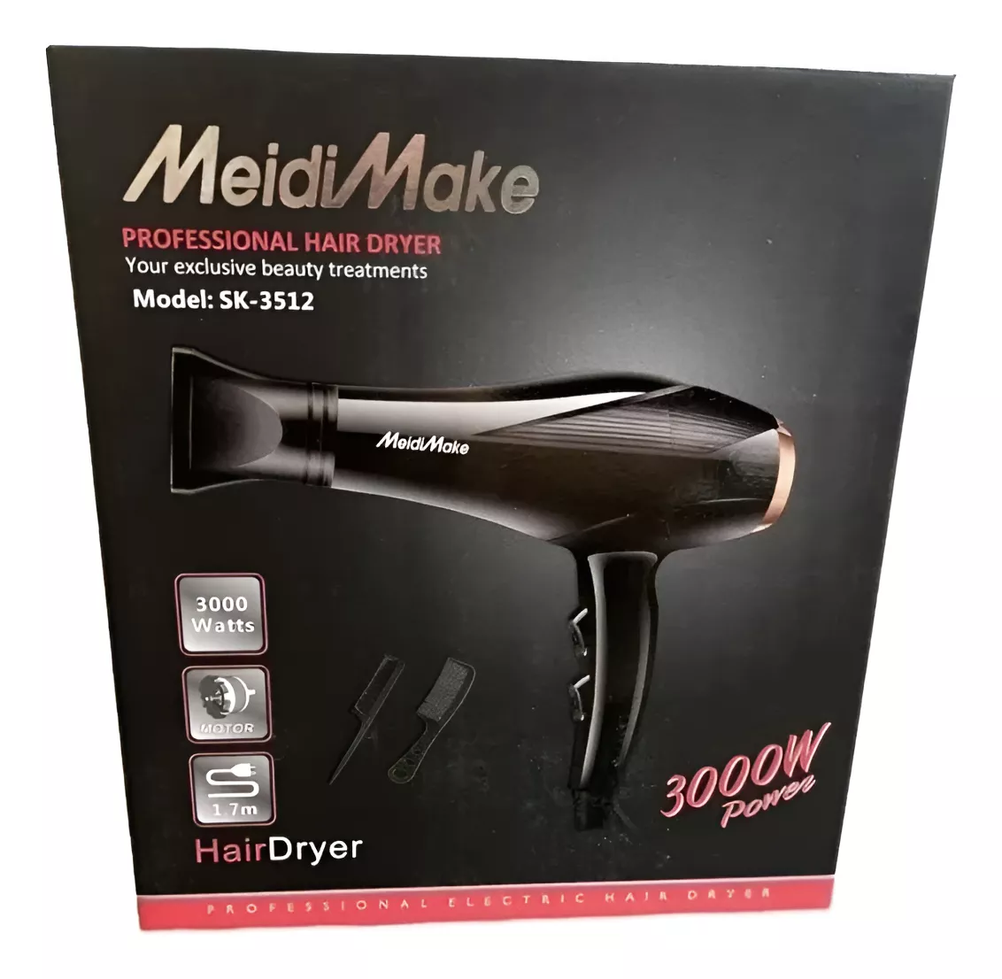 SECADOR DE PELO DE 3000W ALTA CALIDAD - 2