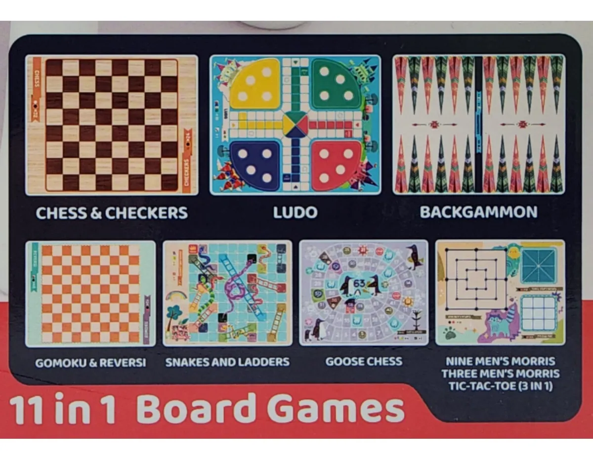 JUEGO DE MESA 11 EN 1 PARA NIÑOS - 2