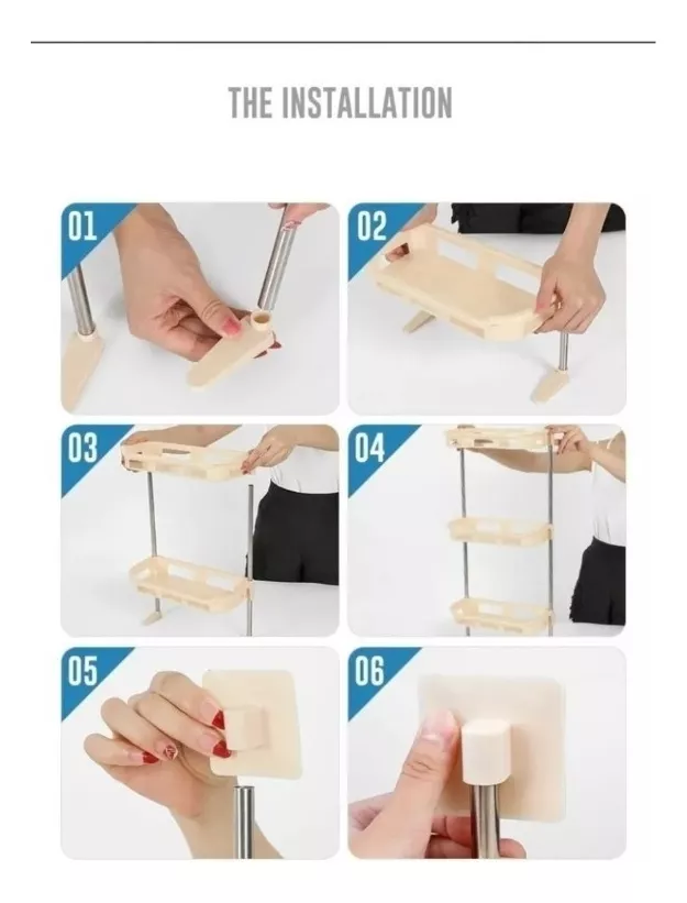 ESTANTE ORGANIZADOR DE BAÑO INODORO REPISA - 2