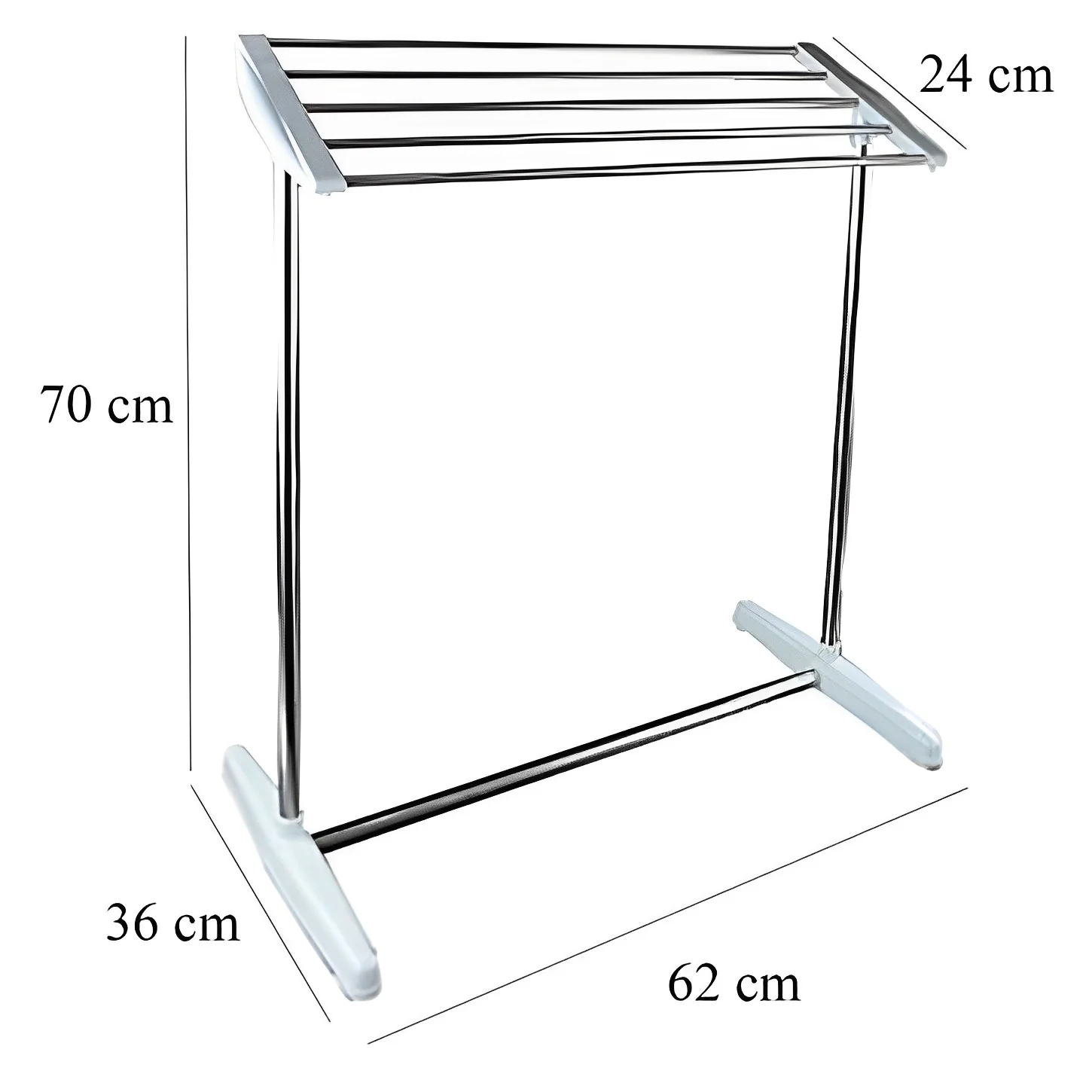 TENDEDERO PLEGABLE COLGADOR DE ROPA TOALLAS DE BAÑO - 1