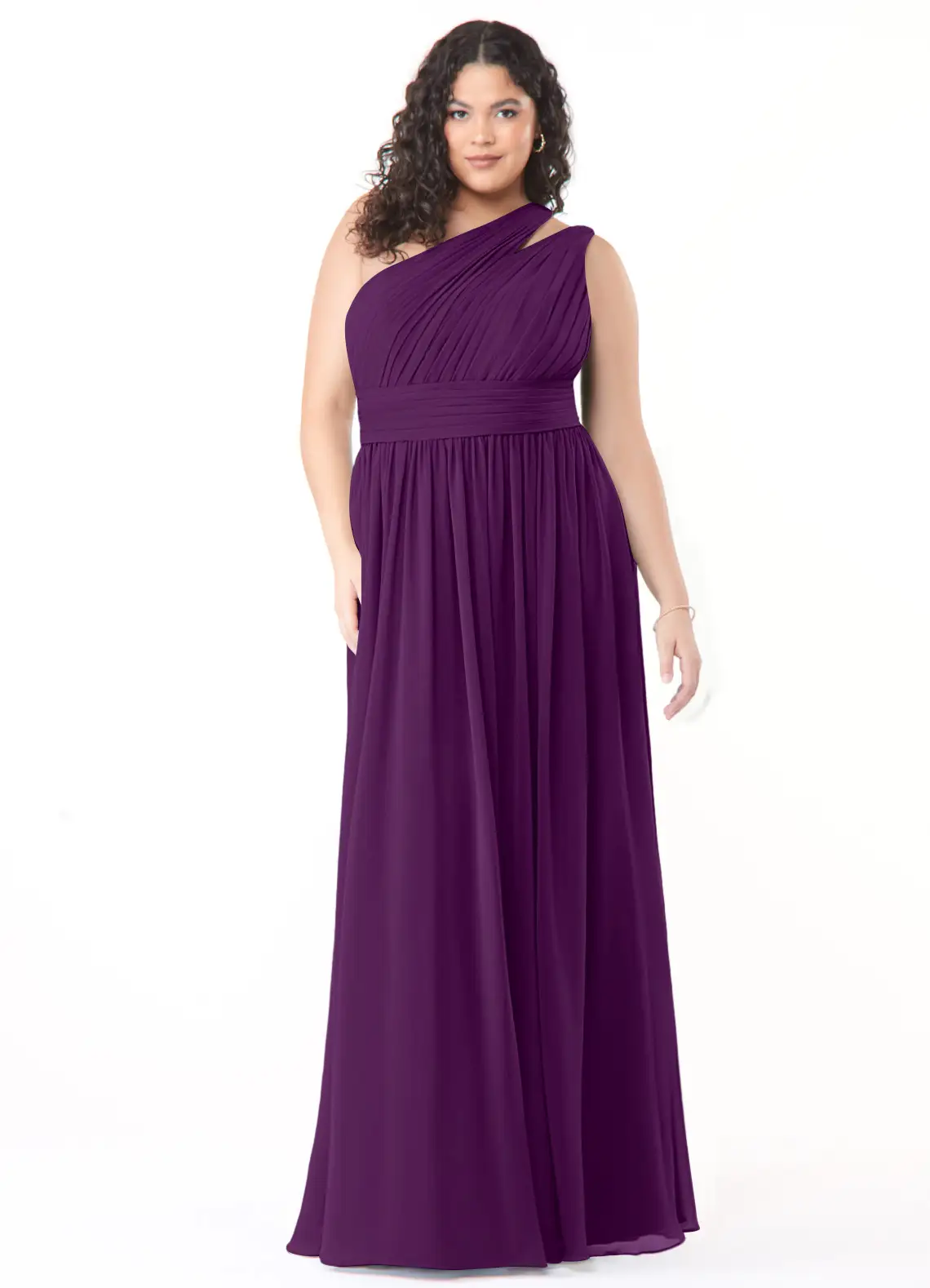 VESTIDO DE FIESTA MUJER CON HOMBRO - 1