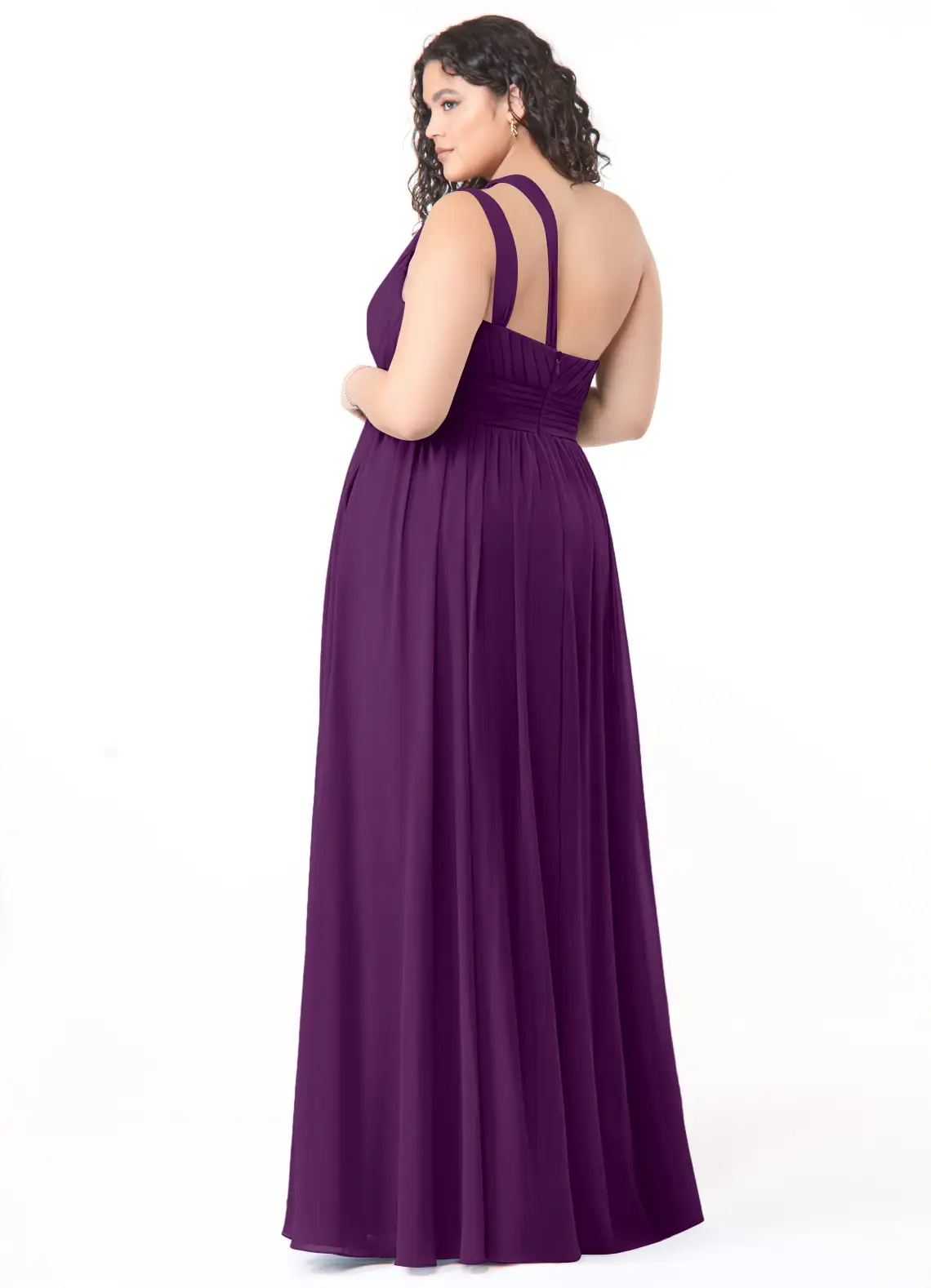VESTIDO DE FIESTA MUJER CON HOMBRO - 5