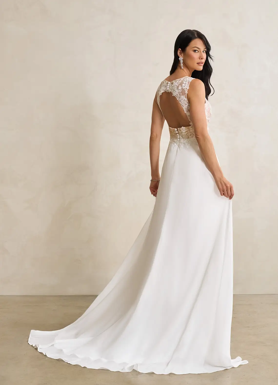 VESTIDO DE NOVIA BLANCO NUDE - 4