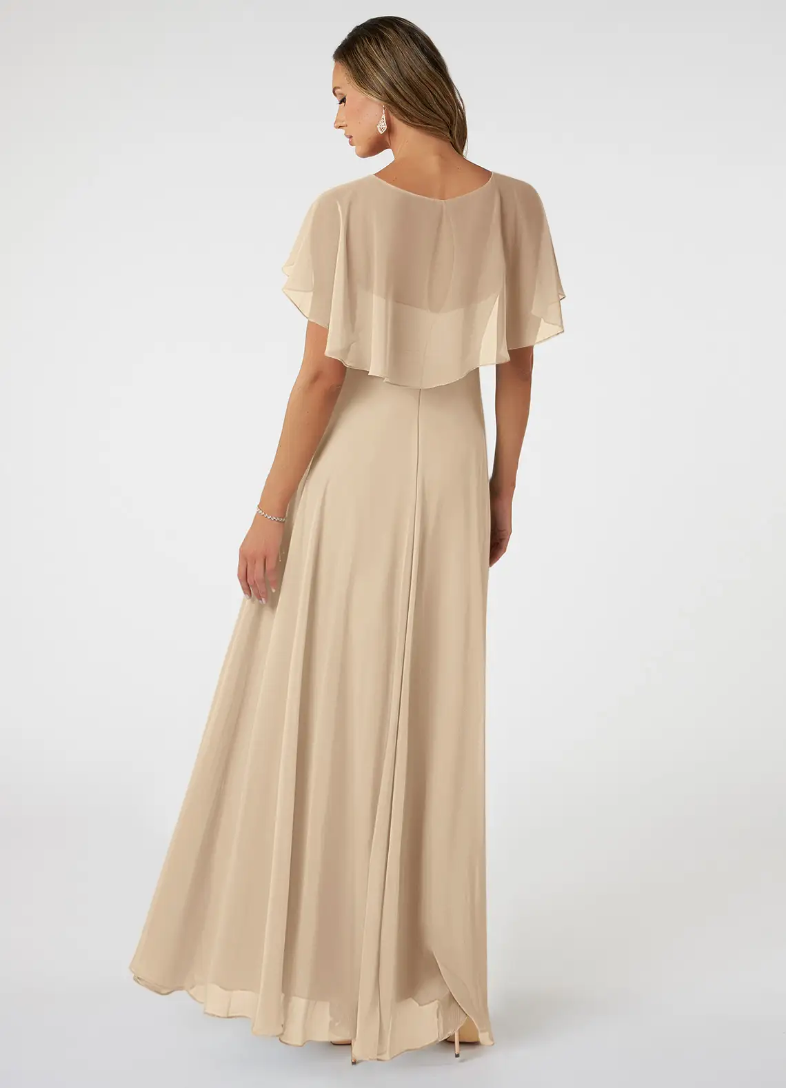 VESTIDO DE FIESTA MUJER LARGO DAMA DE HONOR ELEGANTE CEREMONIA Y GALA - 5