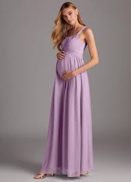 VESTIDO DE FIESTA LARGO DE MATERNIDAD PLUS SIZE - 1