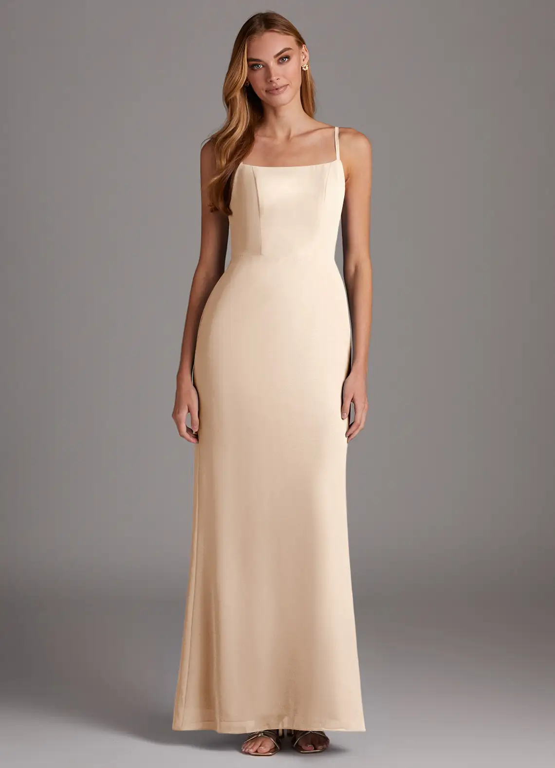 VESTIDO DE FIESTA LARGO PARA CEREMONIA DAMA DE HONOR - 1