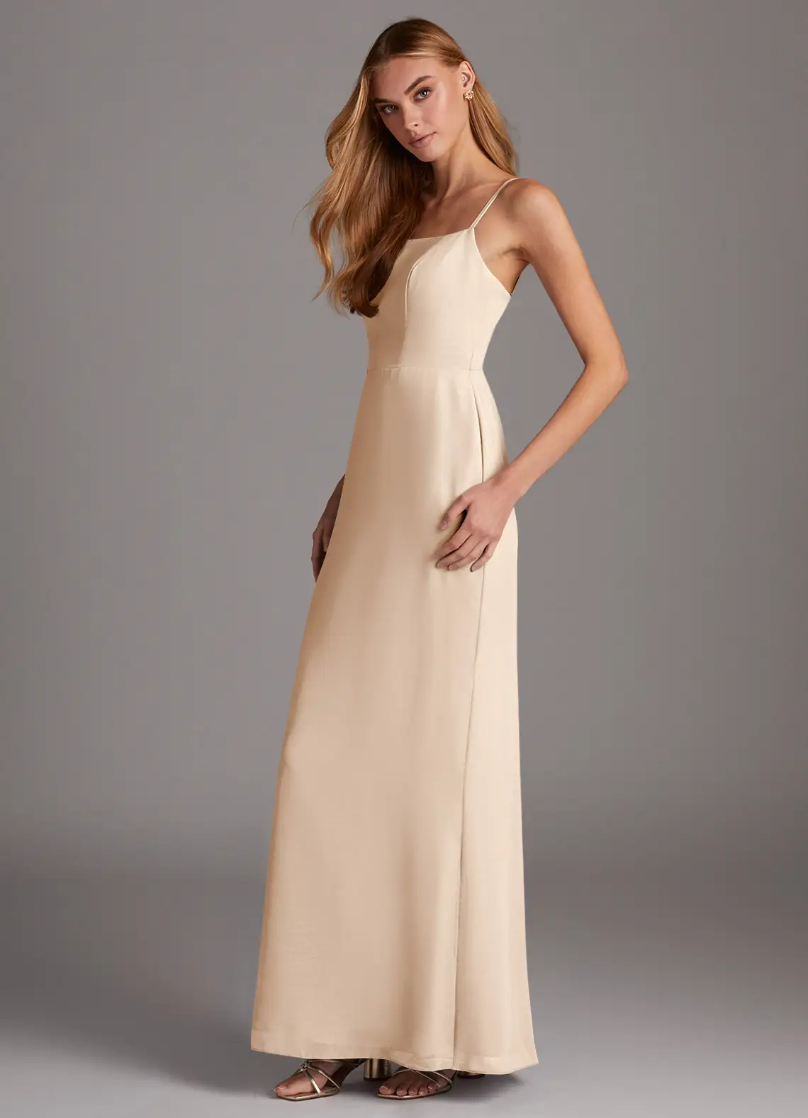 VESTIDO DE FIESTA LARGO PARA CEREMONIA DAMA DE HONOR - 3