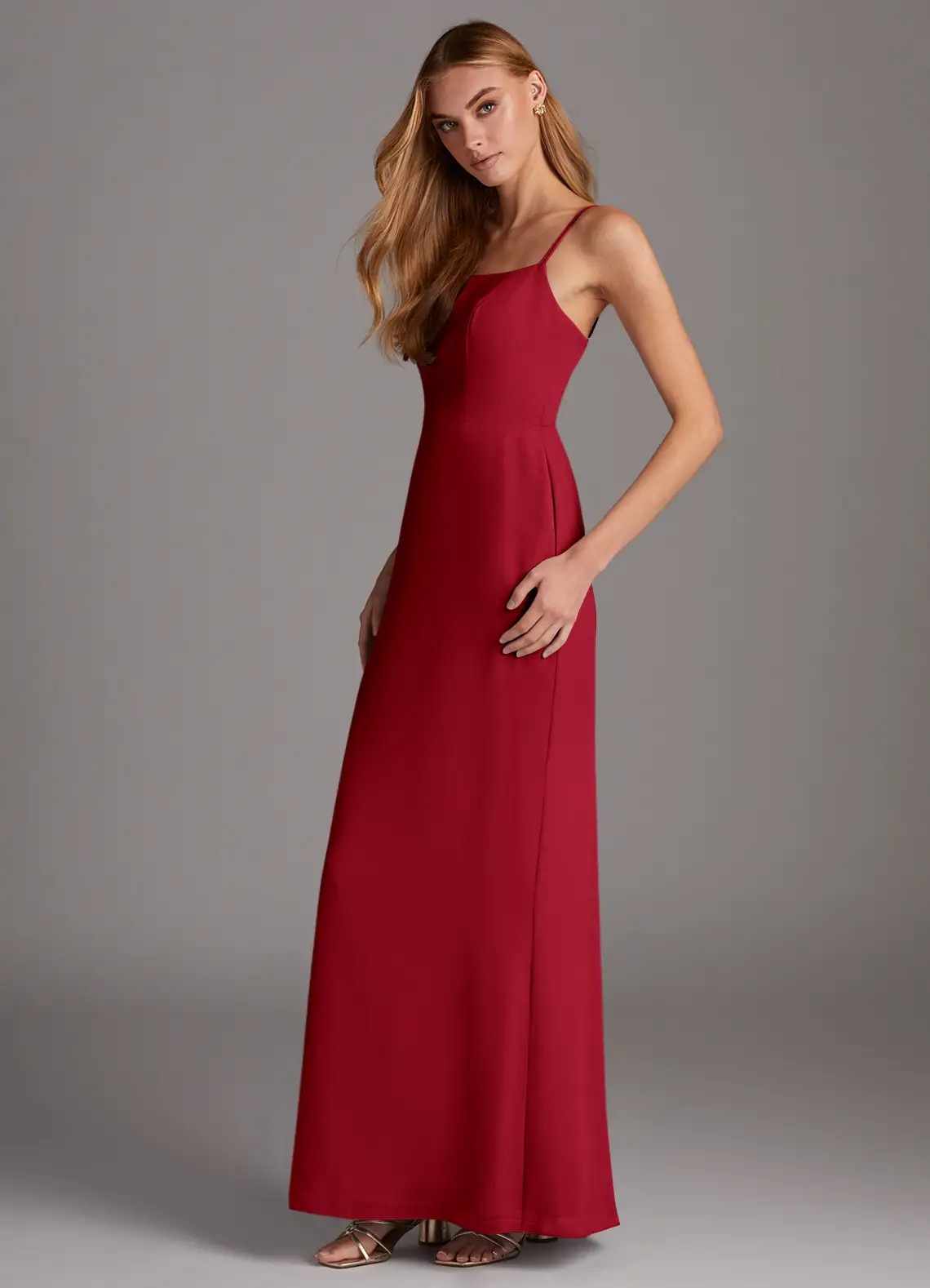 VESTIDO DE FIESTA LARGO PARA CEREMONIA DAMA DE HONOR - 3