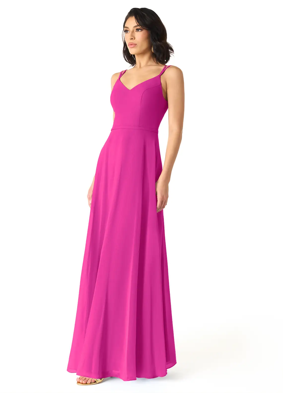 VESTIDO DE FIESTA GALA Y CEREMONIA MUJER ELEGANTE - 1