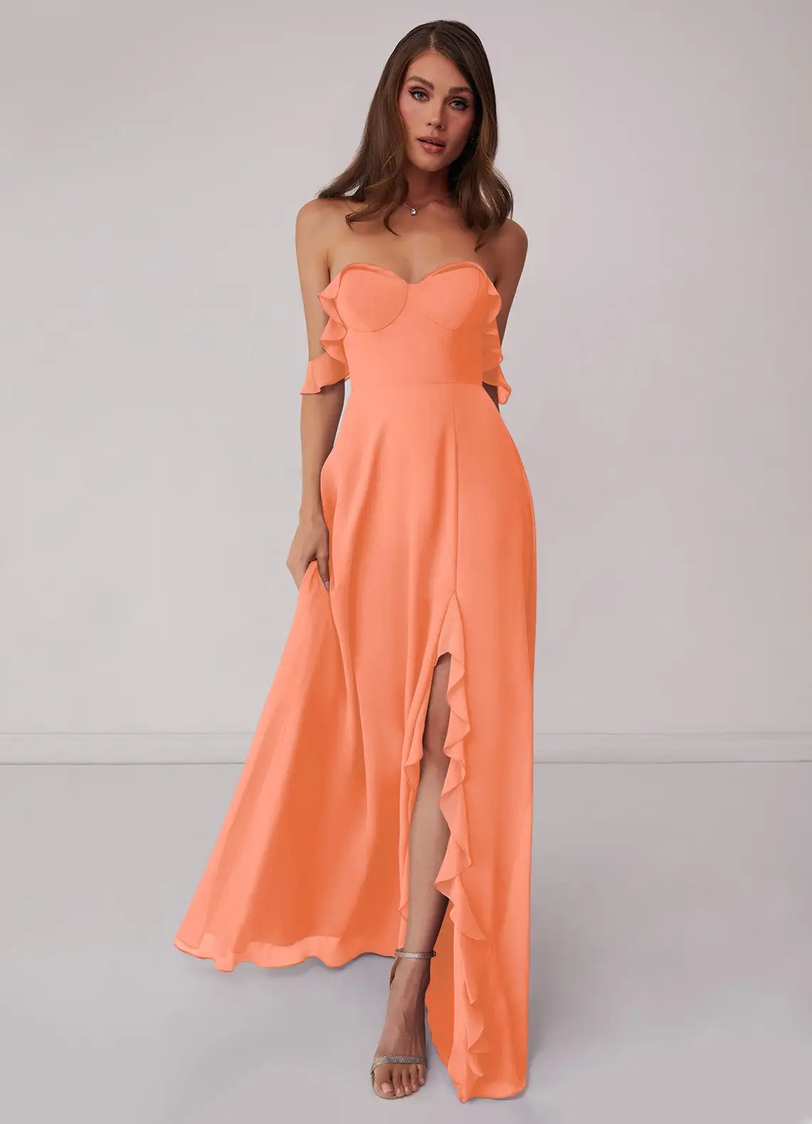 VESTIDO DE FIESTA MUJER JUVENIL ELEGANTE BODAS CEREMONIAS GALA - 1