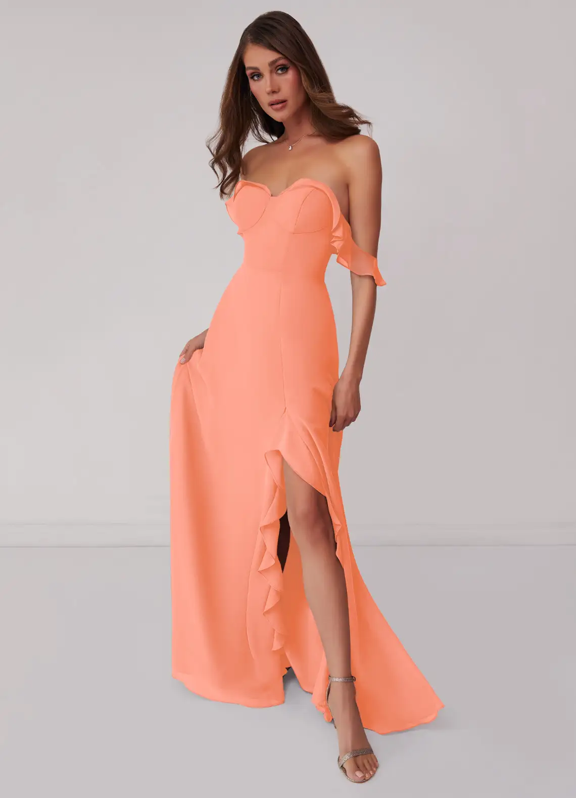 VESTIDO DE FIESTA MUJER JUVENIL ELEGANTE BODAS CEREMONIAS GALA - 2