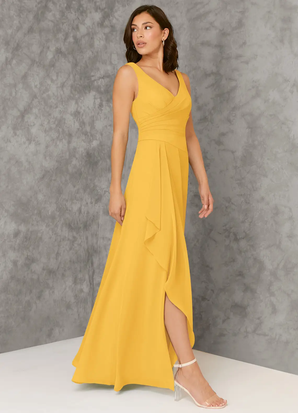 VESTIDO DE FIESTA MUJER ELEGANTE CEREMONIA GALA BODAS - 1