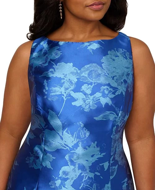 VESTIDO DE LUJO ELEGANTE COCTEL MUJER TODA OCASION TALLA GRANDE - 2