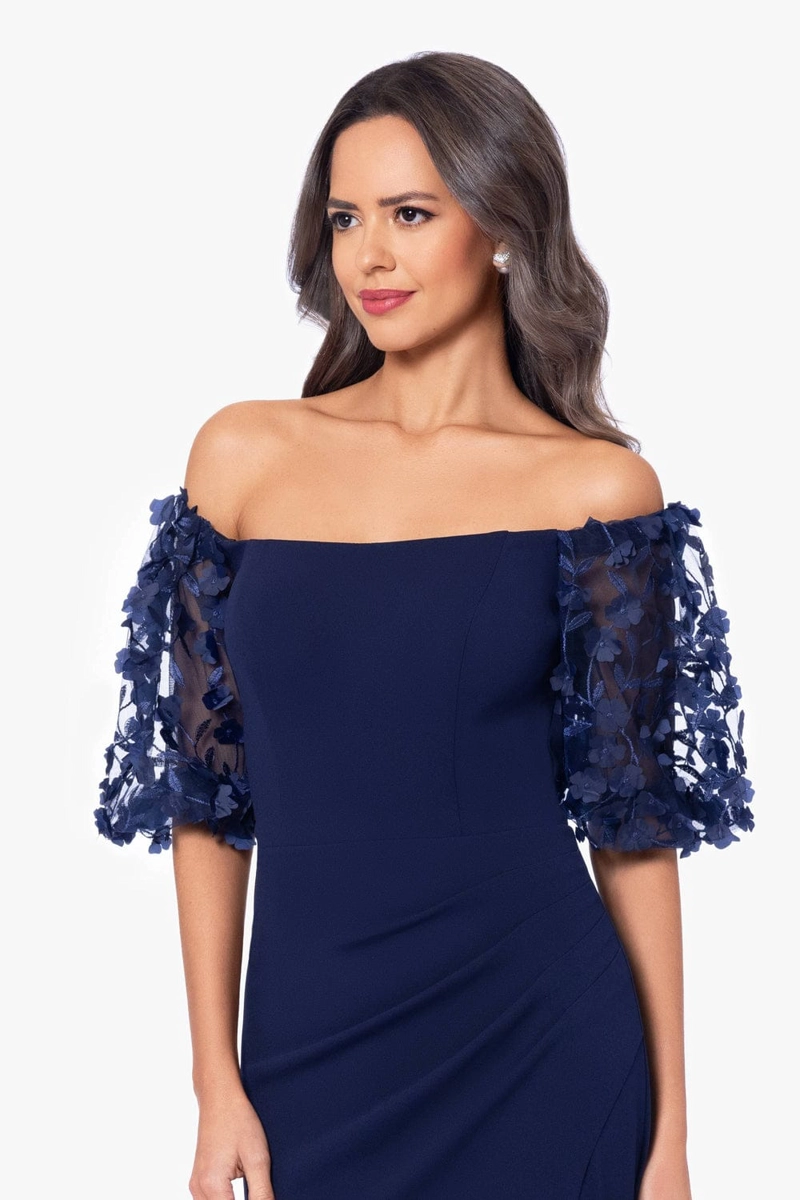 VESTIDO FIESTA LARGO MUJER ELEGANTE FIESTA Y BODAS - 3