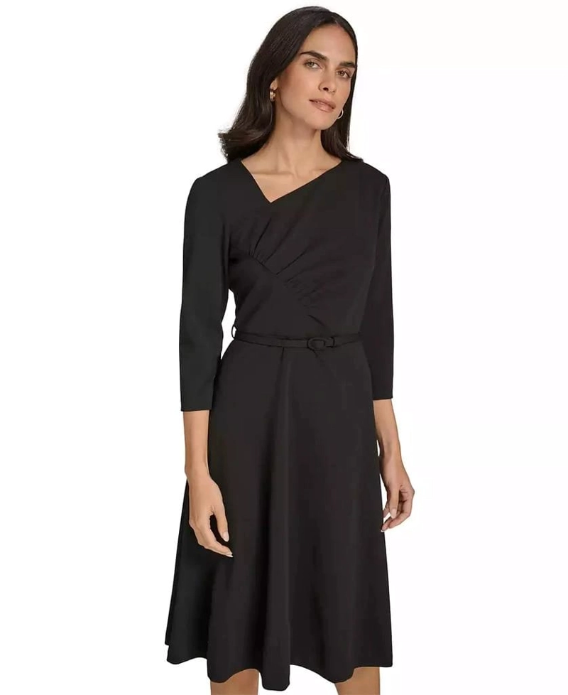 VESTIDO COCTEL ELEGANTE MUJER CORTE A - 2