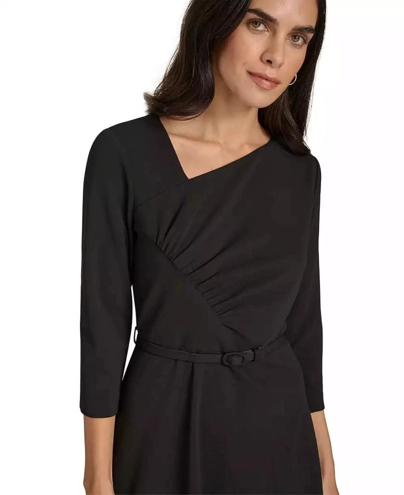 VESTIDO COCTEL ELEGANTE MUJER CORTE A - 3