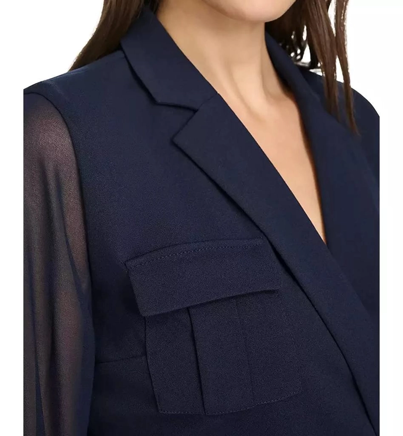 VESTIDO COCTEL ELEGANTE MUJER CORTE A - 2