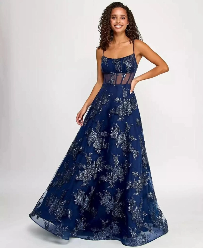 VESTIDO DE FIESTA LARGO GALA GRADUACION Y QUINCEAÑOS - 2