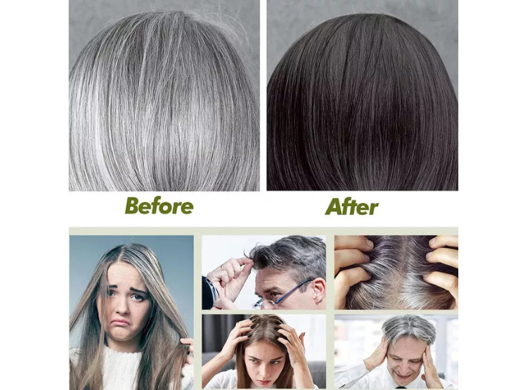 PACK 2x1 SHAMPOO CUBRE CANAS NEGRO CERO AMONIACO(20 sachet) - 4