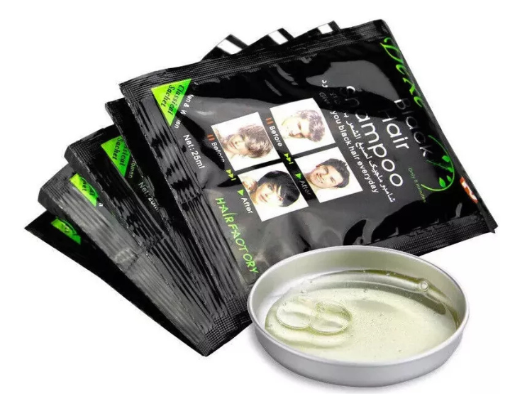 PACK 2x1 SHAMPOO CUBRE CANAS NEGRO CERO AMONIACO(20 sachet) - 5