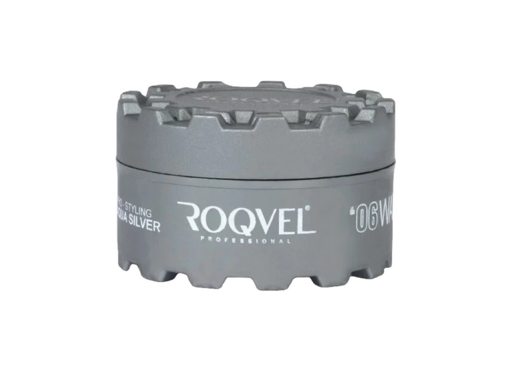 CERA MOLDEADORA PARA EL CABELLO Y BARBA AQUA SILVER ROQVEL - 3
