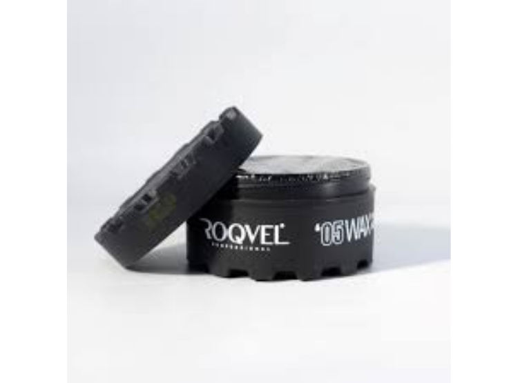 CERA MOLDEADORA ROQVEL AQUA BLACK PARA CABELLO Y BARBA - 2