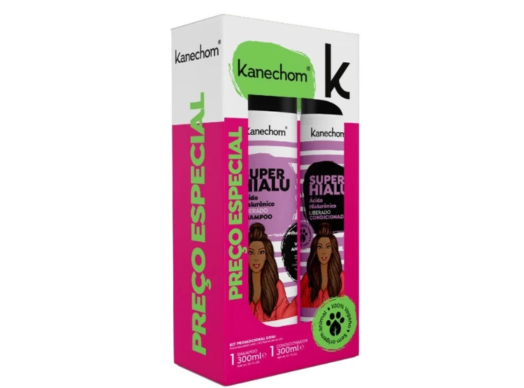 SHAMPOO + ACONDICIONADOR SUPER HIALU CRECIMIENTO KANECHOM - 1