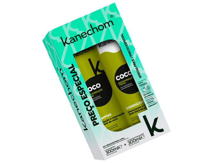 PACK SHAMPOO Y ACONDICIONADOR OLEO DE COCO KANECHOM - 1