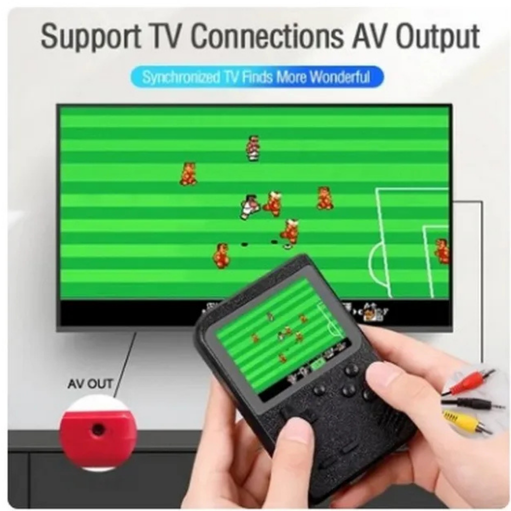 CONSOLA RETRO PORTÁTIL CON 400 JUEGOS INTEGRADOS - 3