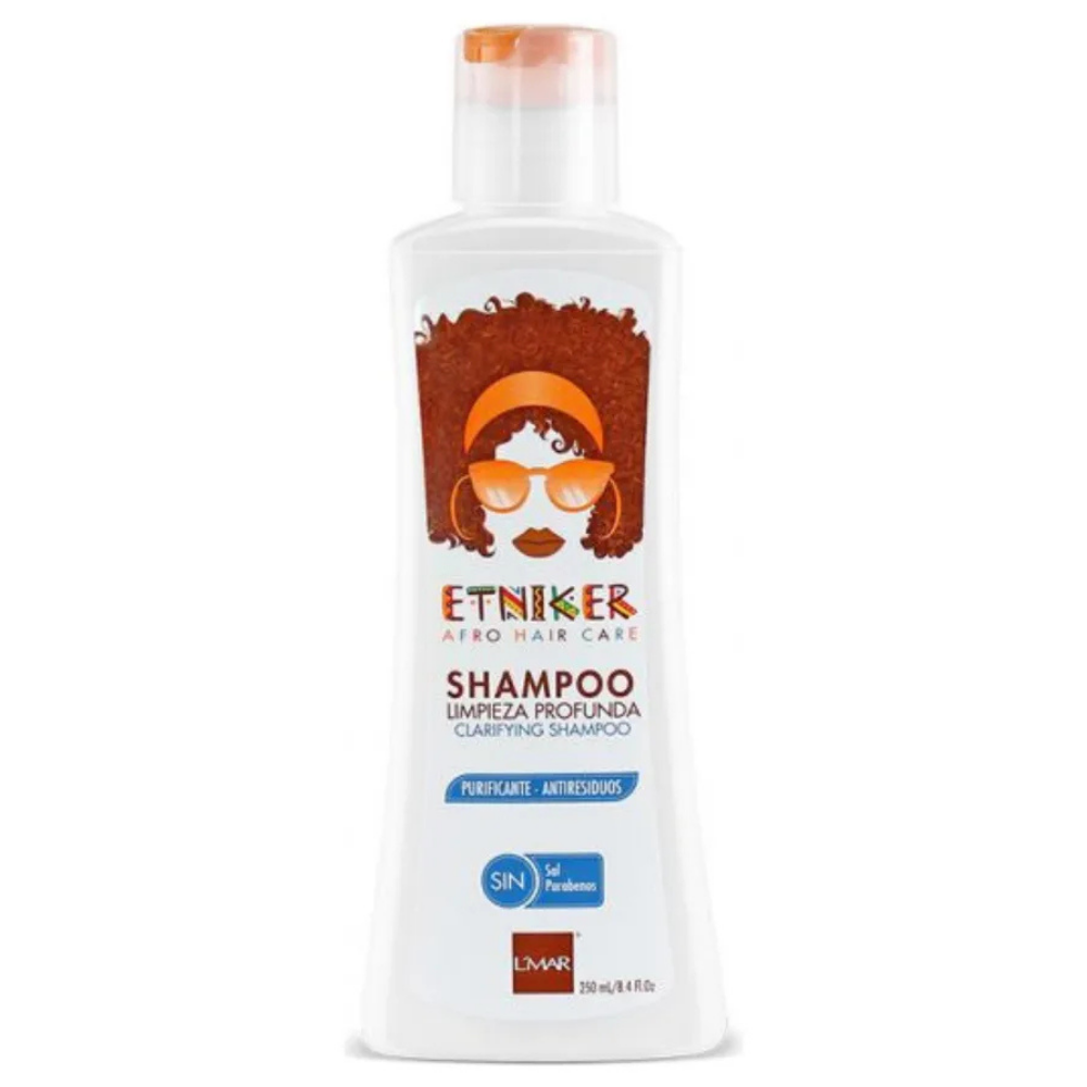 SHAMPOO LIMPIEZA PROFUNDA ANTIRESIDUOS ETNIKER 250ML - 1
