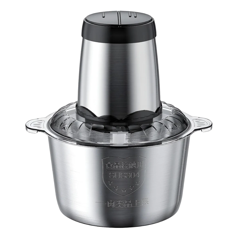 PROCESADOR PICADOR ELE CTRICO 2 LITROS ACERO INOXIDABLE PLATEADO - 3