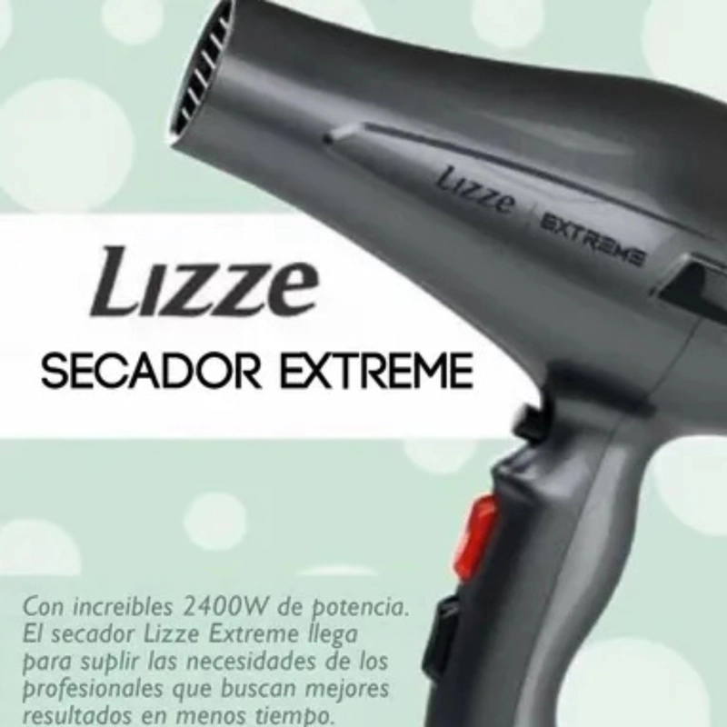 SECADOR PELO PROFESIONAL LIZZE EXTREME 2400 WATTS GRIS - 4