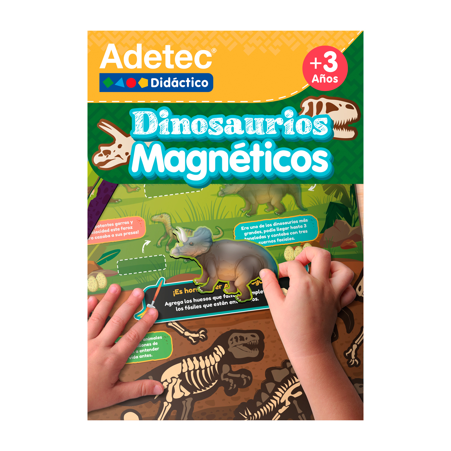 DINOSAURIOS LÁMINAS MAGNÉTICAS JUEGA Y APRENDE - 1