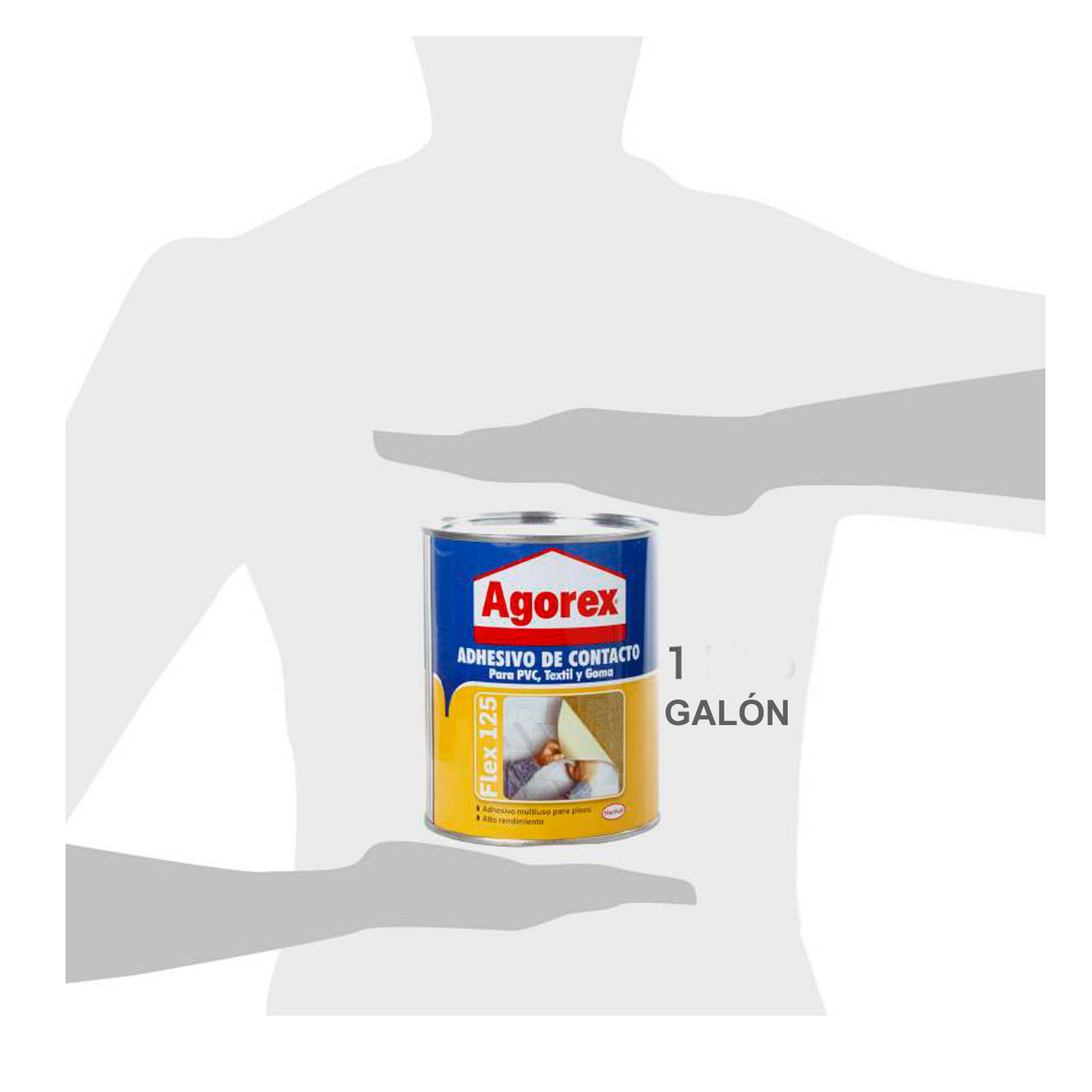 PEGAMENTO ADHESIVO DE CONTACTO HENKEL ADHESIVES AGOREX FLEX 125 GALON - 6