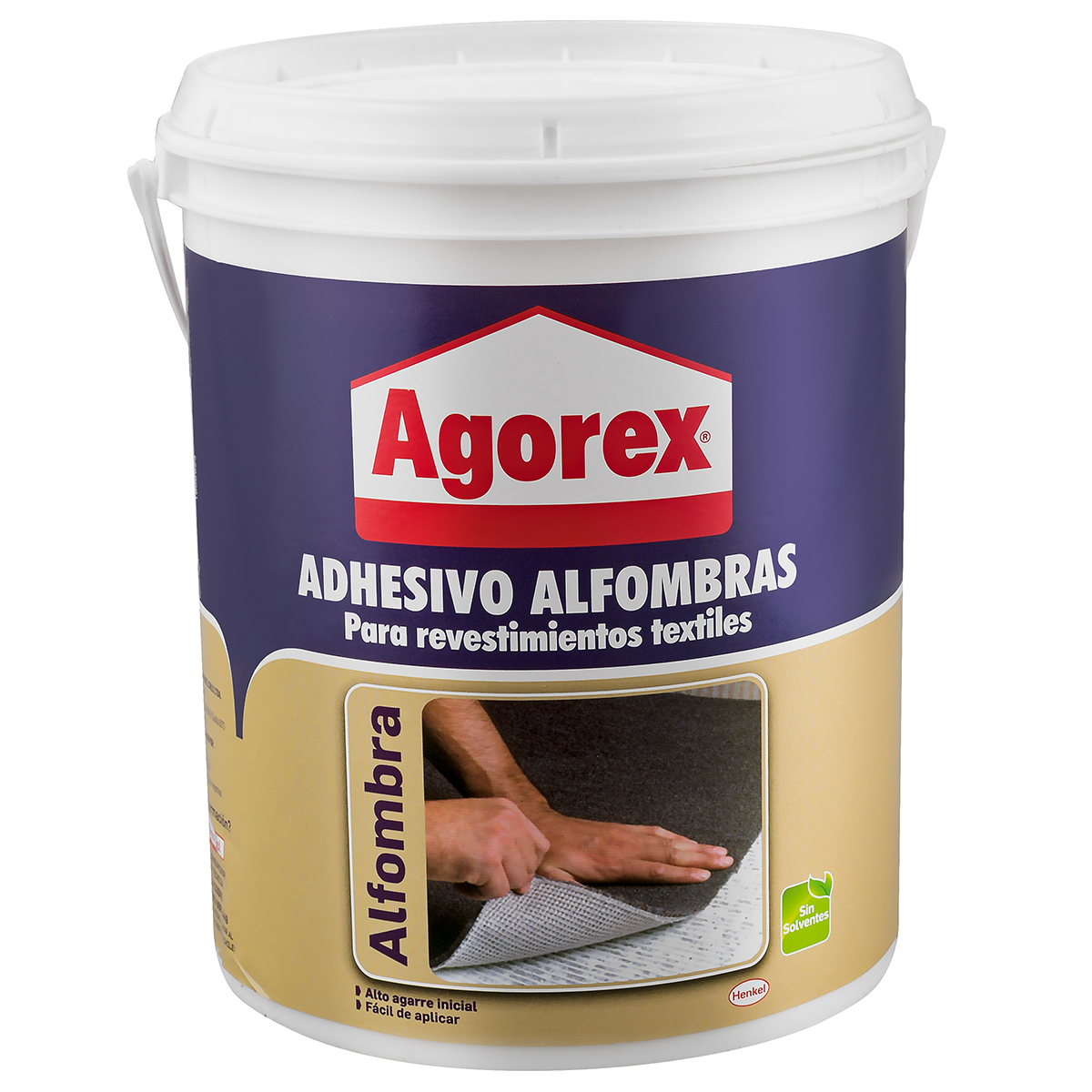 PEGAMENTO ADHESIVO HENKEL ADHESIVES PARA REVESTIMIENTOS AGOREX ALFOMBRA 4.5 KG - 2