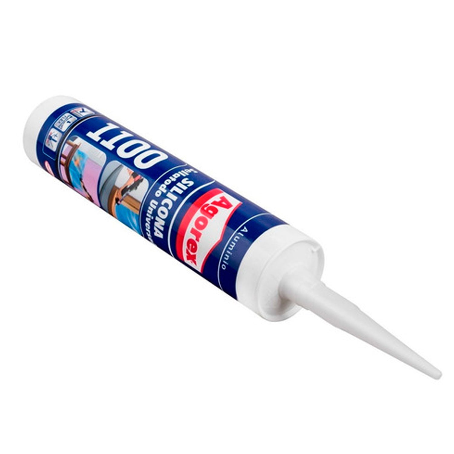 SILICONA SELLANTE PROFESIONAL AGOREX 1100 BLACK 300ML - 4