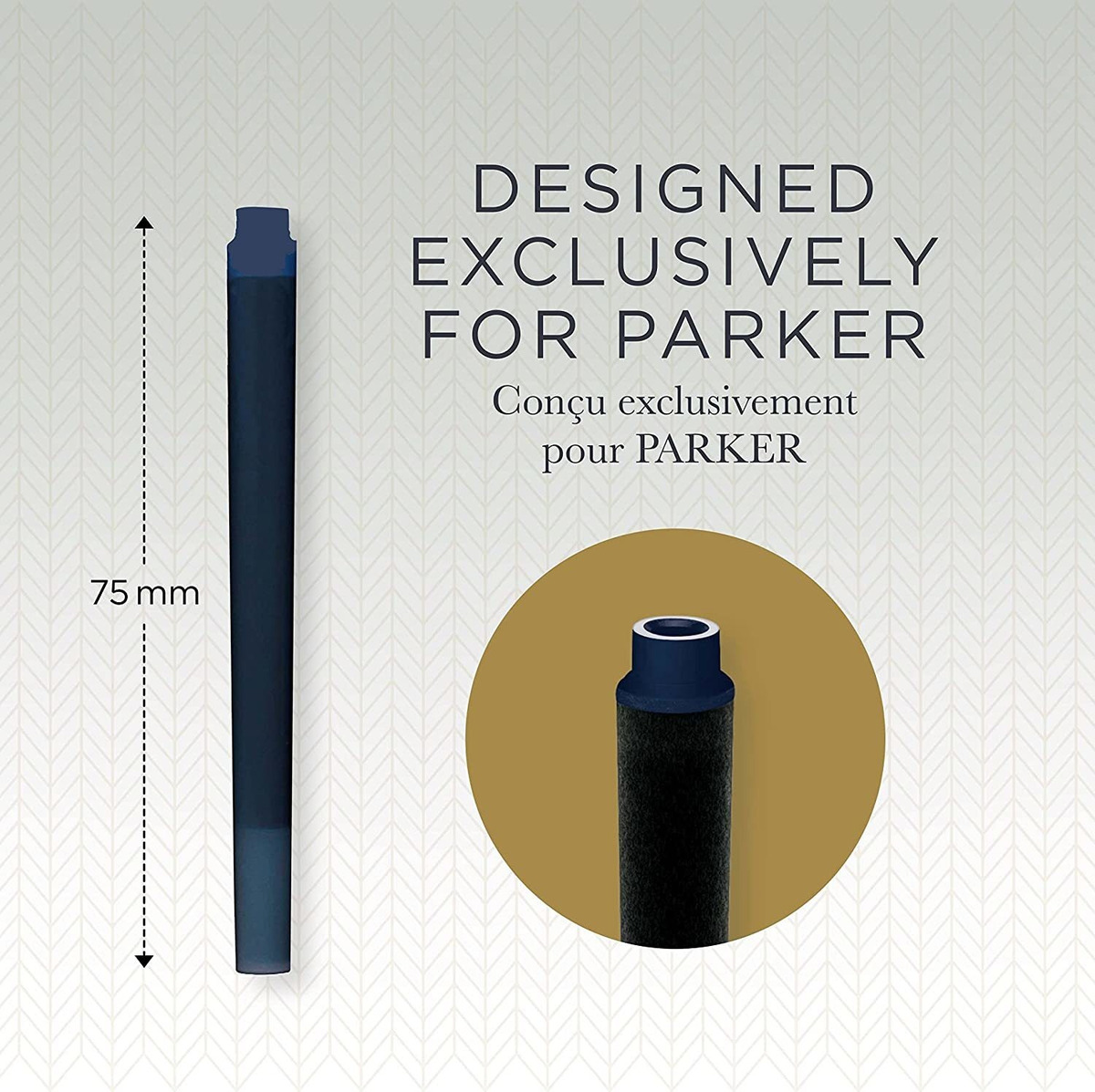 REPUESTOS PARA PLUMAS PARKER 5 REPUESTOS QUINK PARA PLUMAS CARTUCHOS TINTA NEGRO - 3