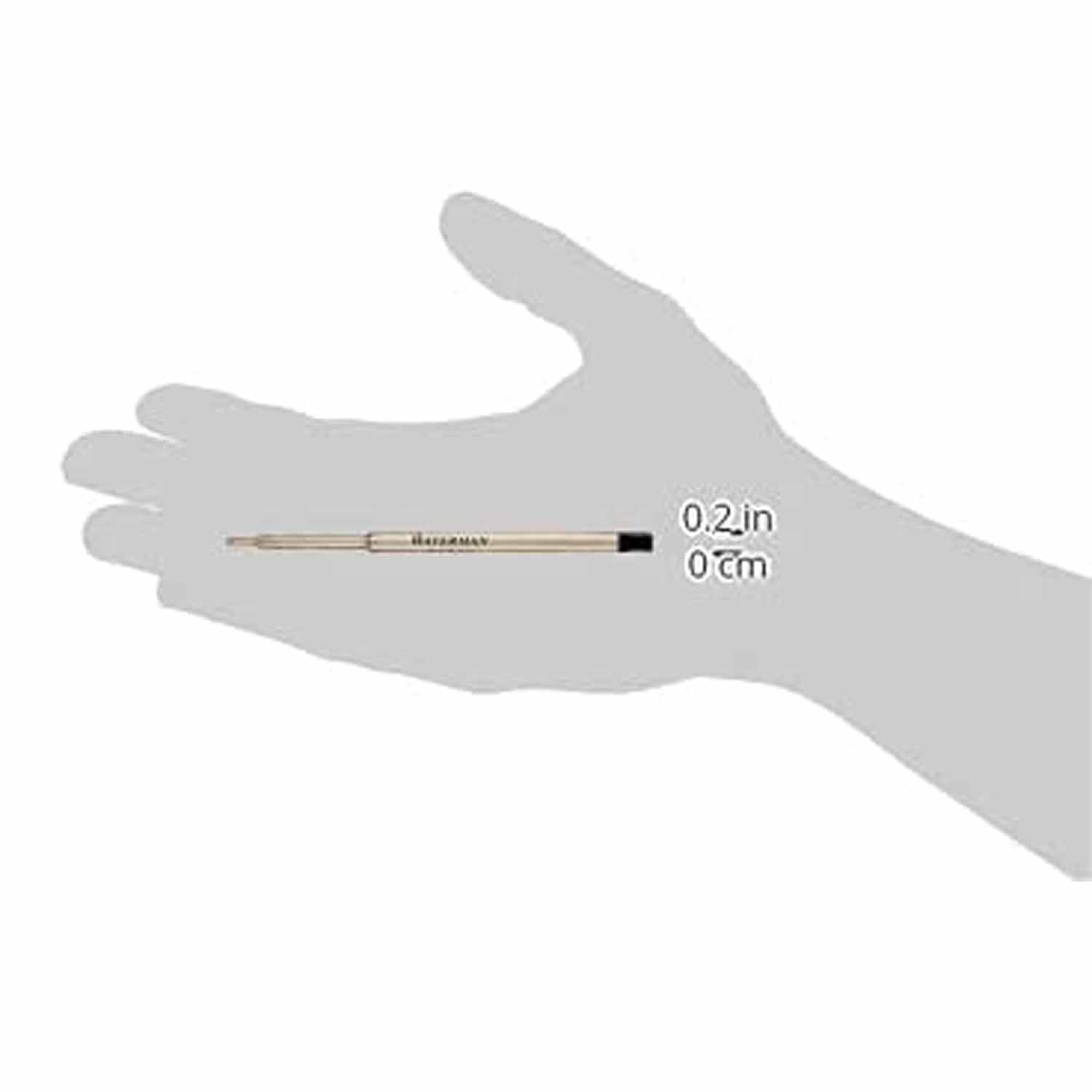 WATERMAN RECAMBIO PARA BOLÍGRAFOS PUNTA MEDIANA TINTA NEGRA - 3