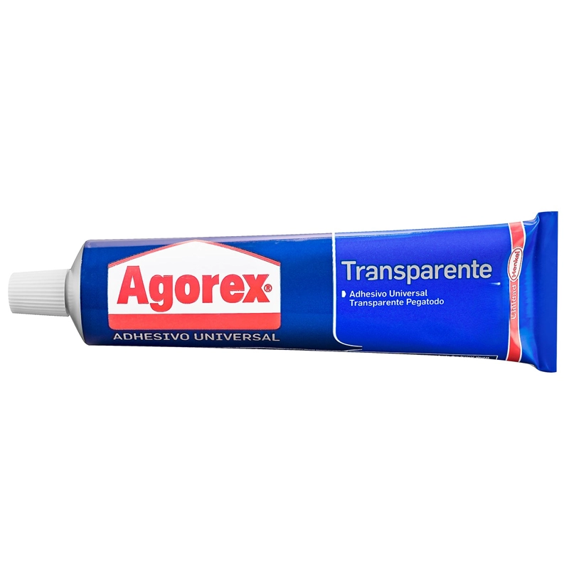PEGAMENTO ADHESIVO DE CONTACTO UNIVERSAL AGOREX TRANSPARENTE 90 ML - 1