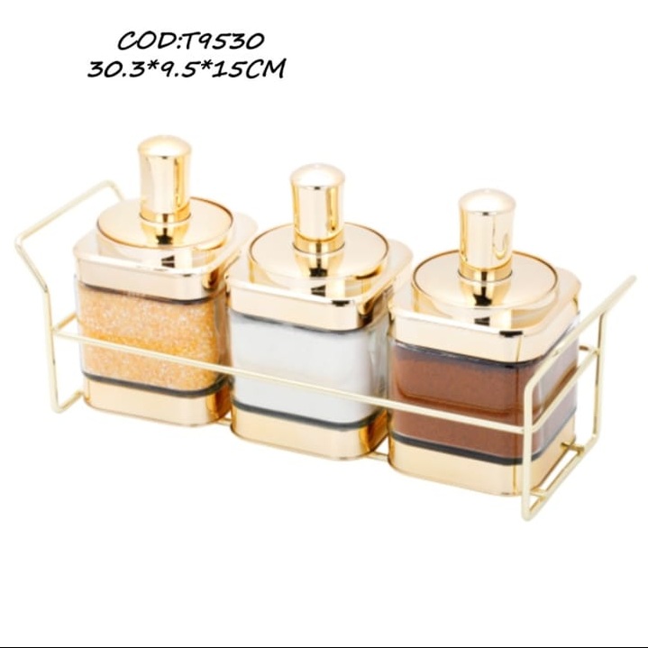 ESPIECERO CONDIMENTERO DE 3 PIEZAS - 1