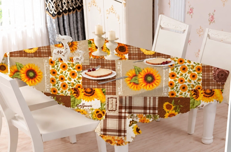 MANTEL DE TELA DOLCE CUADRADO 180 X 180 CM DECORATIVO - 1
