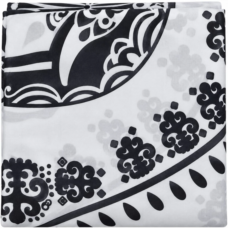 CORTINA DE BAÑO DE TELA ESTAMPADA DOLCE 180 X 180 CM DISEÑO DECORATIVO - 2