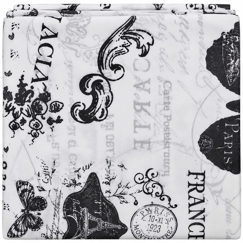 CORTINA DE BAÑO DE TELA ESTAMPADA DOLCE 180 X 180 CM DISEÑO DECORATIVO - 2