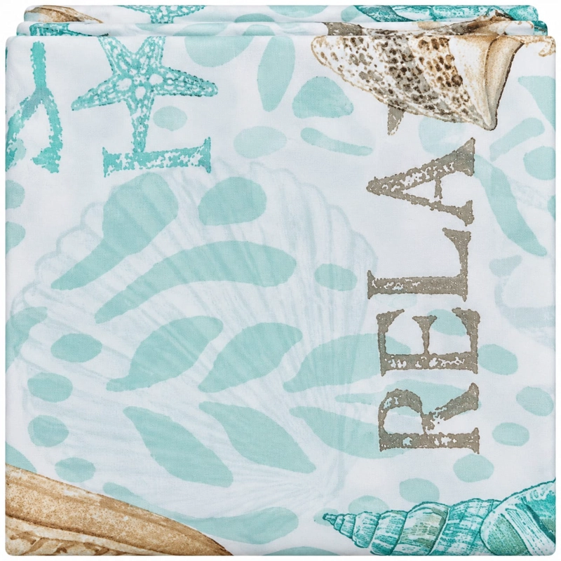 CORTINA DE BAÑO DE TELA ESTAMPADA DOLCE 180 X 200 CM DISEÑO DECORATIVO - 2