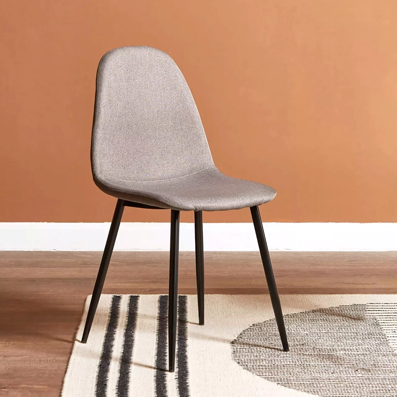 SILLA DE COMEDOR LEGGA GRIS SET DE 2 UNIDADES MIRKELA - 5