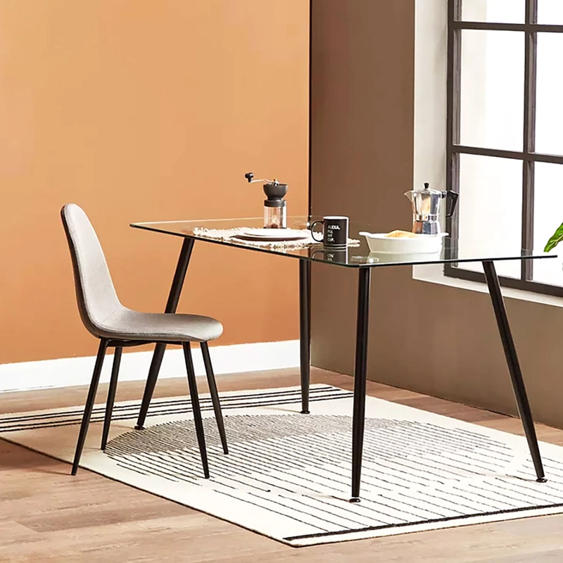 SILLA DE COMEDOR LEGGA GRIS SET DE 2 UNIDADES MIRKELA - 6