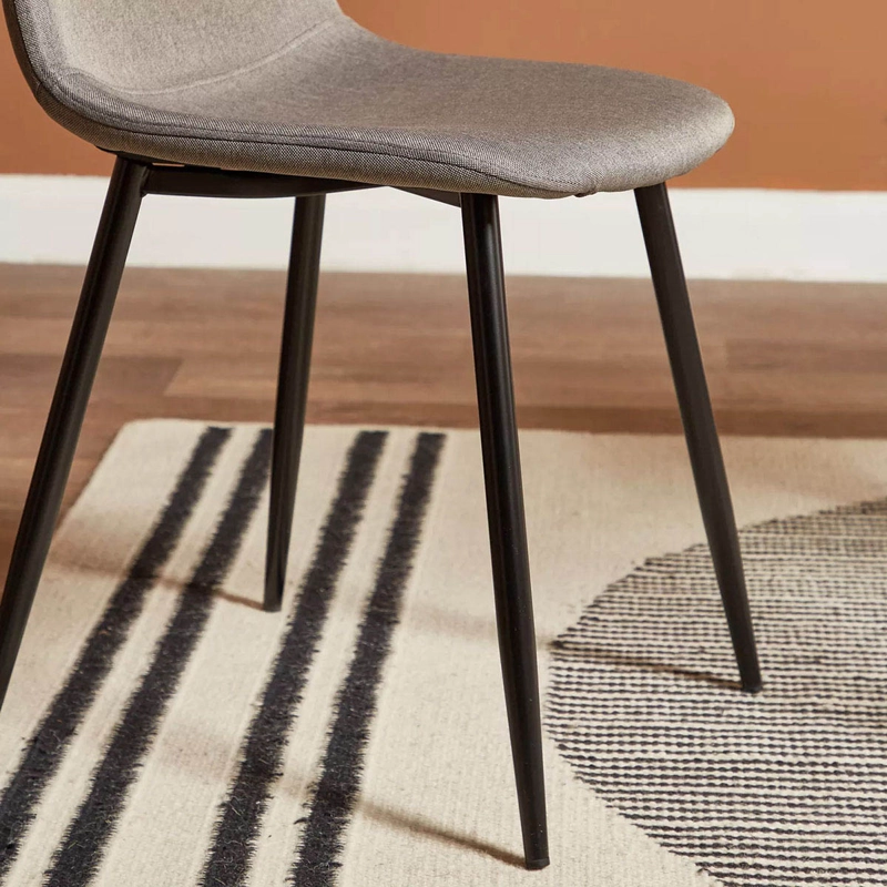 SILLA DE COMEDOR LEGGA GRIS SET DE 2 UNIDADES MIRKELA - 9