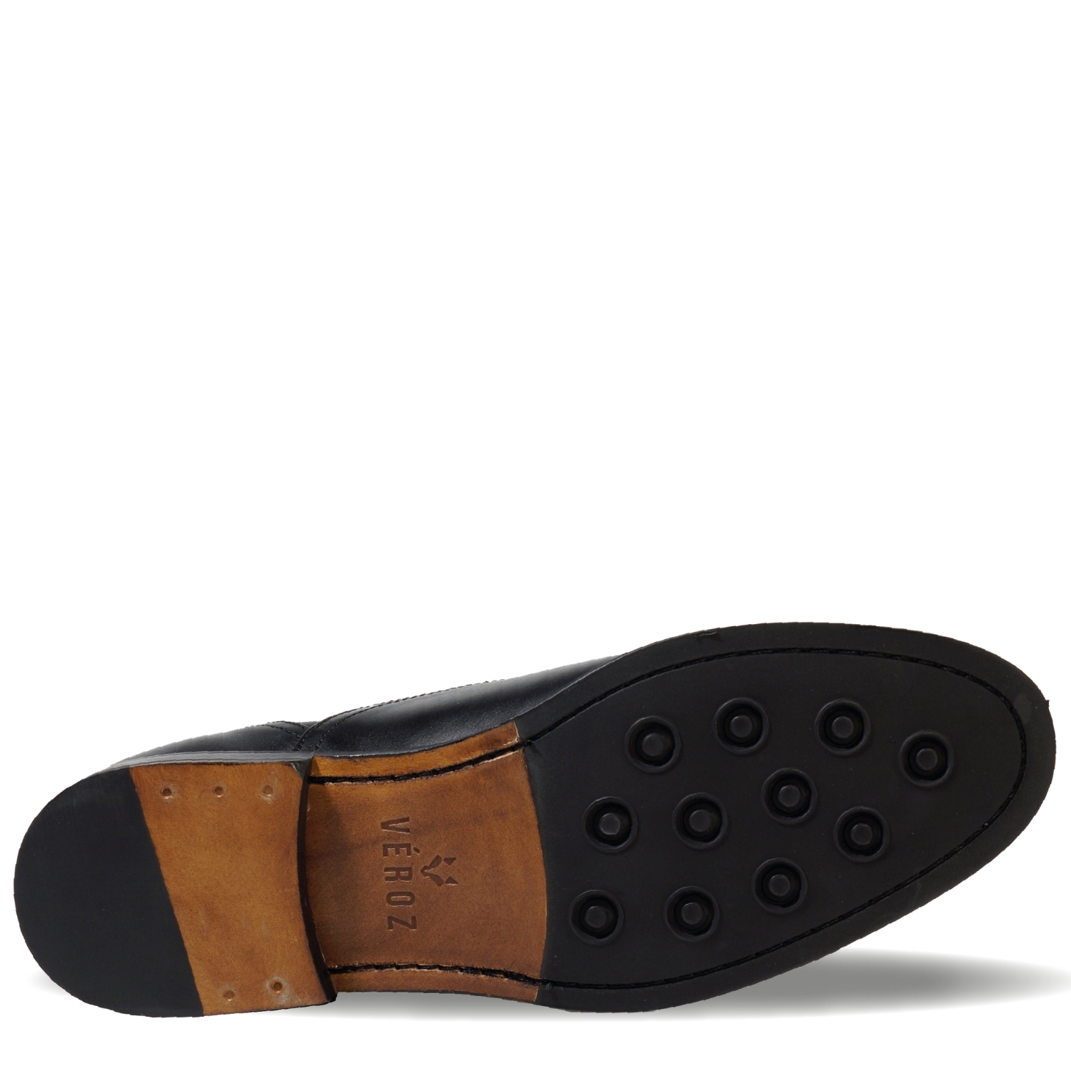 ZAPATO HOMBRE DE CUERO VITTORIO EN COLOR NEGRO VÉROZ - 3