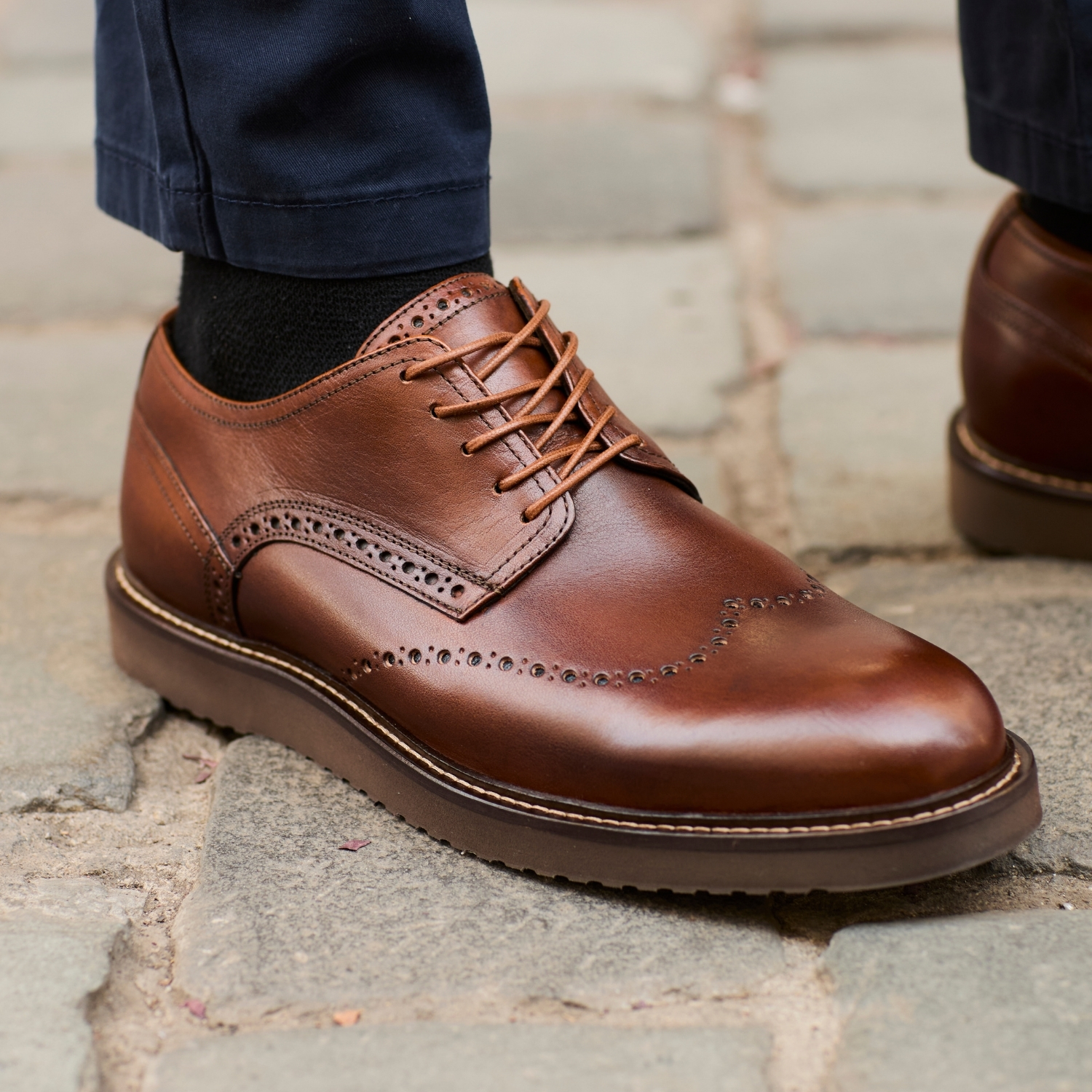 ZAPATO HOMBRE DE CUERO SCALZI WHISKY VÉROZ - 5