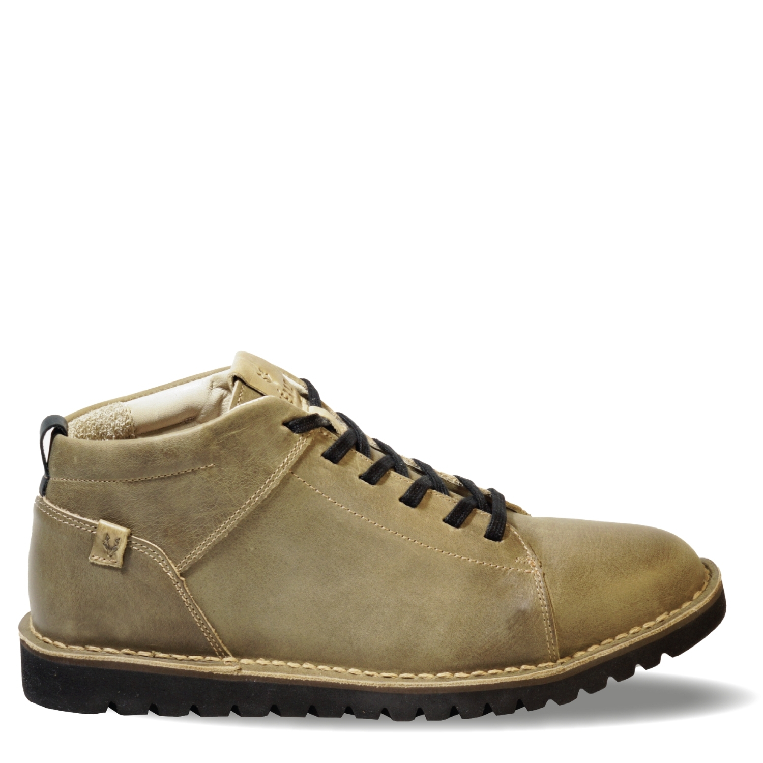 ZAPATO HOMBRE DE CUERO MILENIO MID VERDE VÉROZ - 1